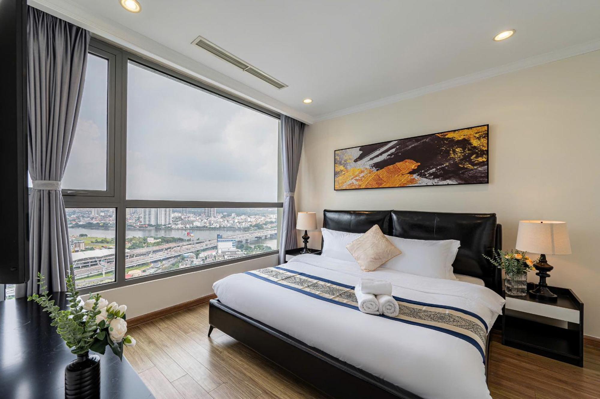 Luxury Apartment At Vinhomes Central Park Ciudad Ho Chi Minh  Exterior foto