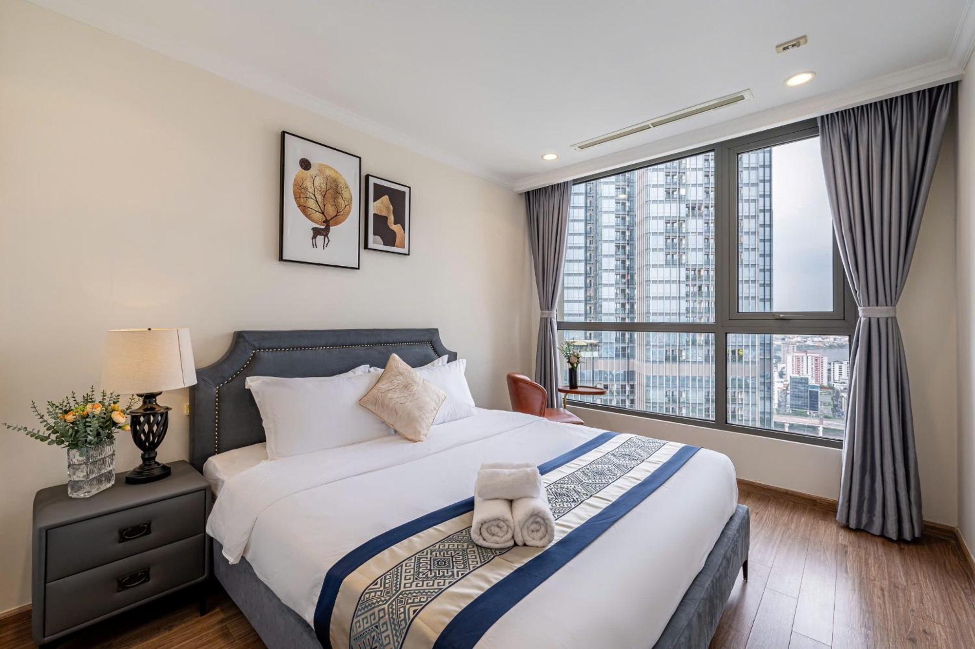 Luxury Apartment At Vinhomes Central Park Ciudad Ho Chi Minh  Exterior foto